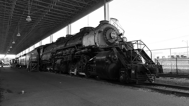 Norfolk and Western 2156 Black and White