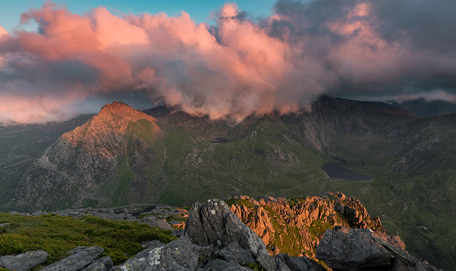 'Glyderau Cloudscape' - Pen Yr Ole Wen, Snowdonia
