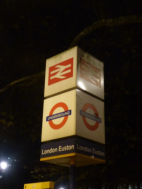 London Euston Station - sign