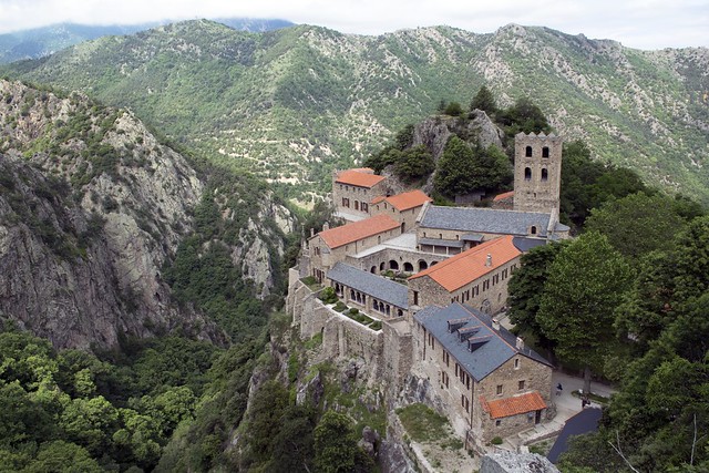 Abbey of St Martin du Canigou, French Pyrenees