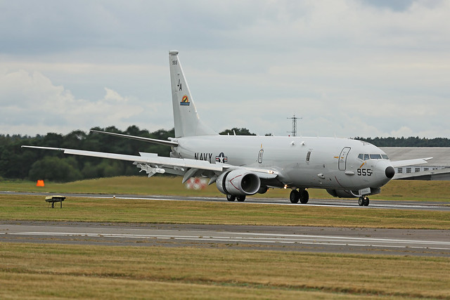 167955 Boeing P-8A Posedian US Navy  at Farnborough on the 16th July 2014
