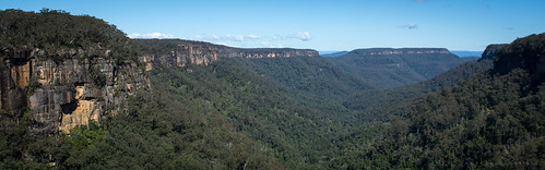 blue trees sky panorama green nationalpark nikon au rocky australia cliffs nsw newsouthwales wilderness ochre steep eucalypts kangaroovalley escarpment fitzroyfalls d7100 yurrungacreek
