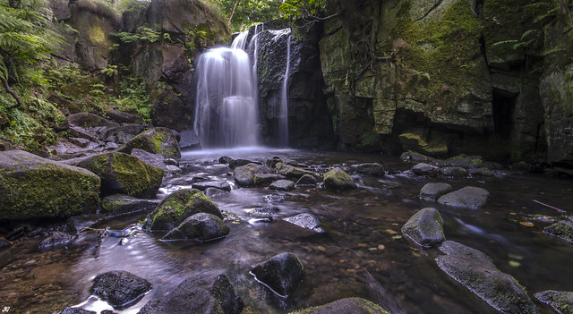 Lumsdale Falls, Derbyshire.