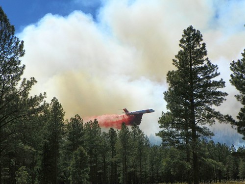 arizona forestfire wildfire airtanker dc9 mcdonnelldouglas md87 slurrybomber sanjuanfire ericksonaerotanker