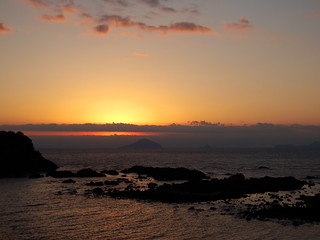 爪木崎からの日の出｜Tsumekizaki Cape Sunrise