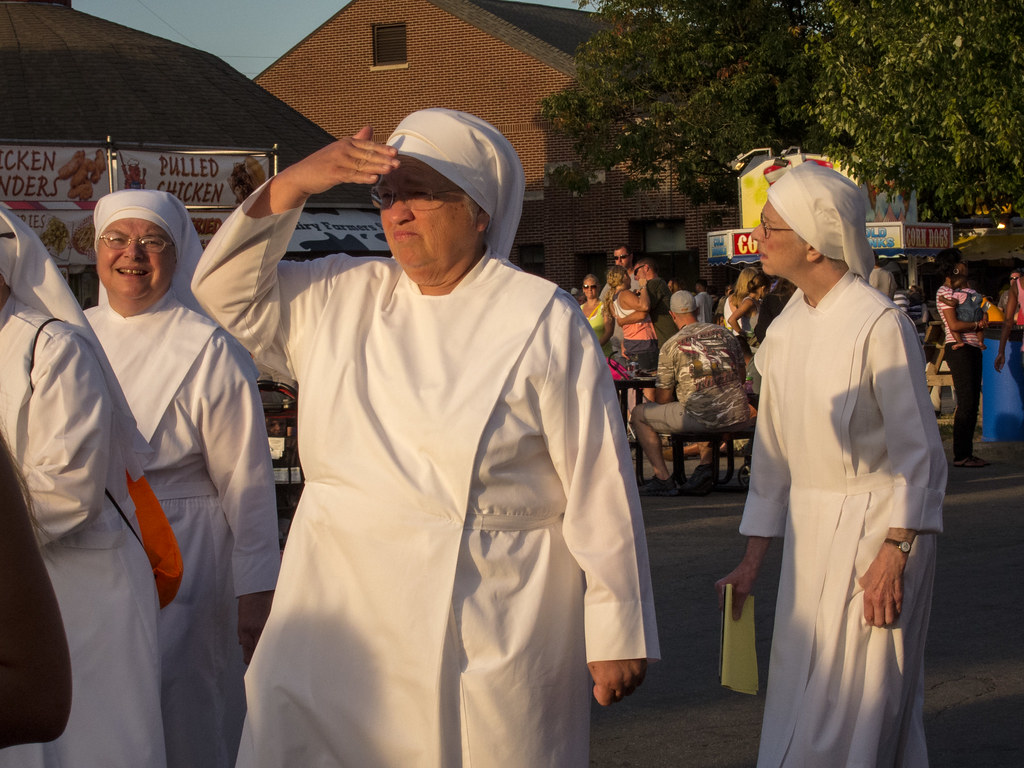 Nuns at the fair
