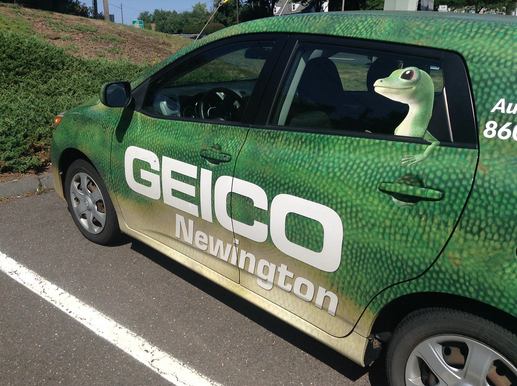 Geico Insurance Gecko Car - Geico Insurance Gecko Car, 8/201