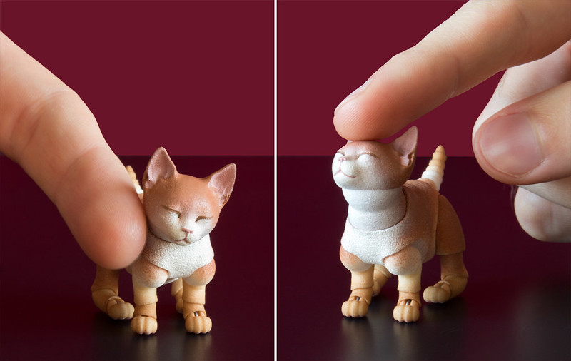Turist helt seriøst ekstra 3D printed ball jointed kitten | Walloya Morring