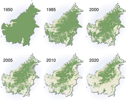 Extent Of Deforestation In Borneo 1950 2005 And Projectio Flickr extent-of-deforestation-in-borneo-1950-2005-and-projectio-flickr