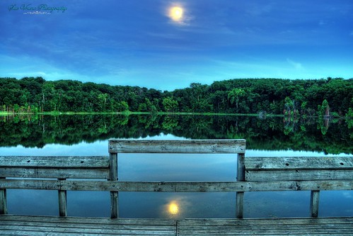 sunset moon lake reflection minnesota eagan hollandlake lebanonhillsregionalpark