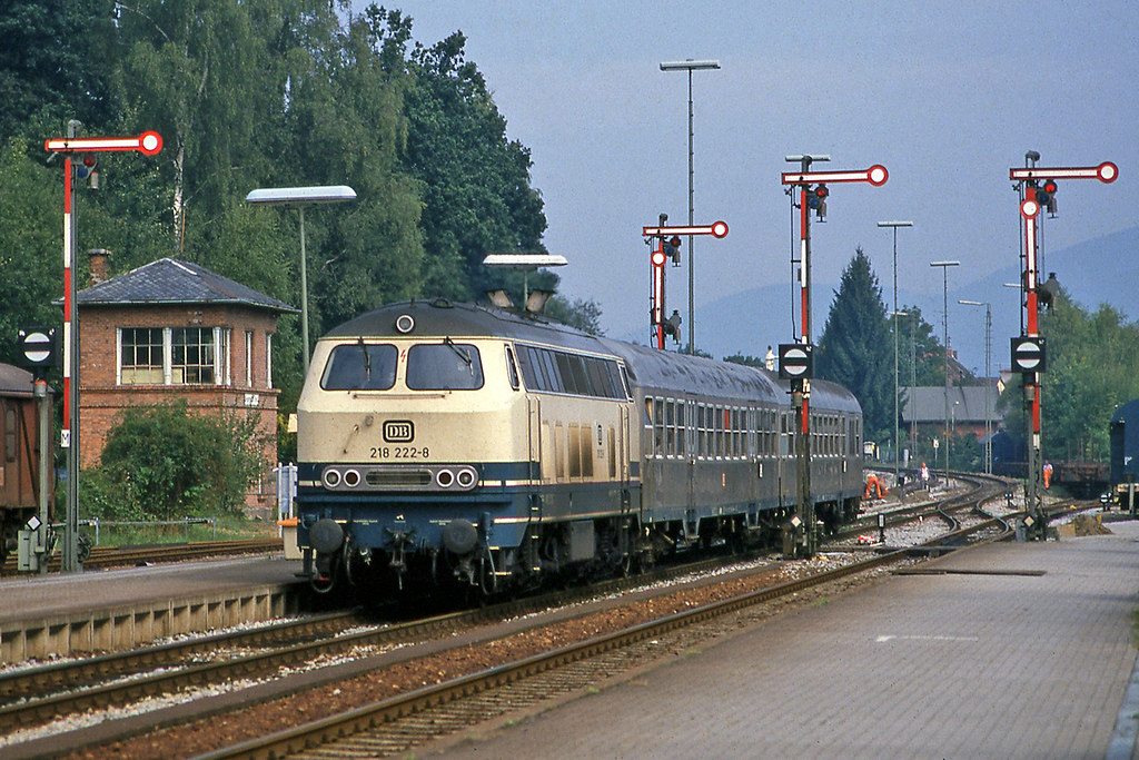 DB 218 222 Deggendorf (D) 13 september 1990