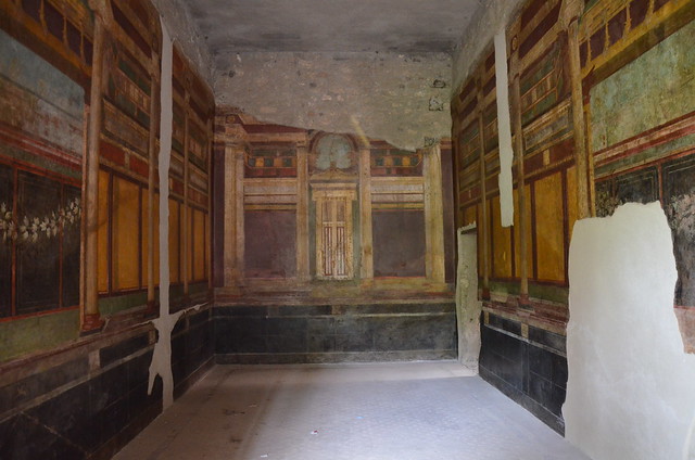 In situ wall fresco, Pompeii