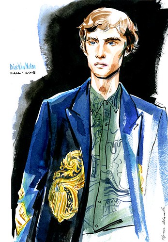img300 | daily sketches 360. Dries Van Noten FALL 2016 Mensw… | Flickr