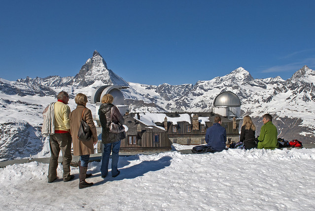 The Matterhorn , the Symbol of Switzerland. Winter paradise , a view from the famous Gornergrat. No. 0718.