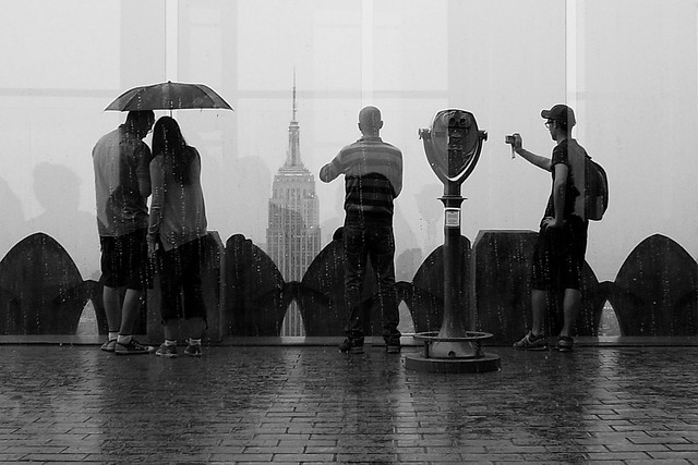 Raining at Top of the Rock