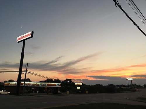 sunset dryridge stores signs wires