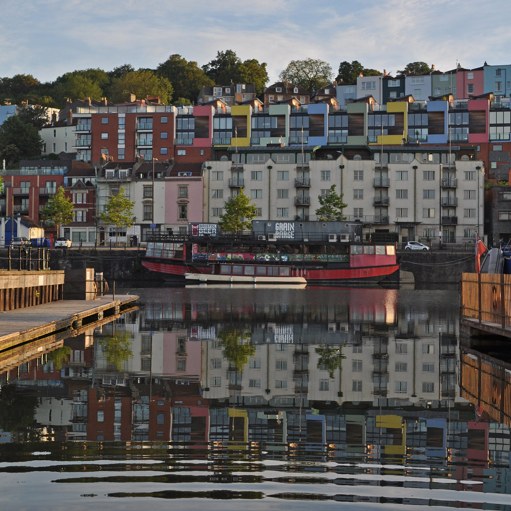 UK - Bristol - Harbour - view of Hotwells