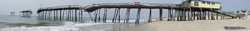 ocean vacation nature outdoors pier nc decay northcarolina panoramic hatteras outerbanks frisco obx friscopier hurricaneirene