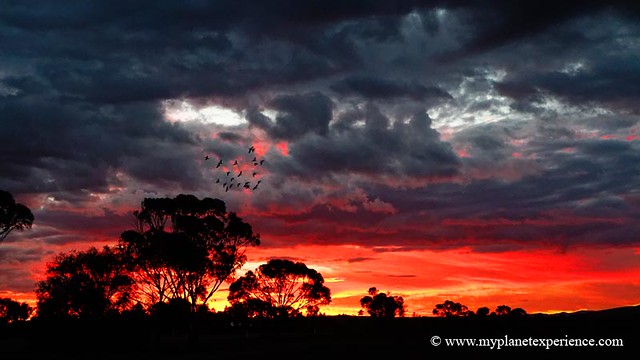 Dramatic sunrise on the Flinders Ranges National Park - South Australia
