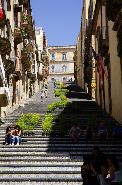 Caltagirone, Sicily - June 18, 2014