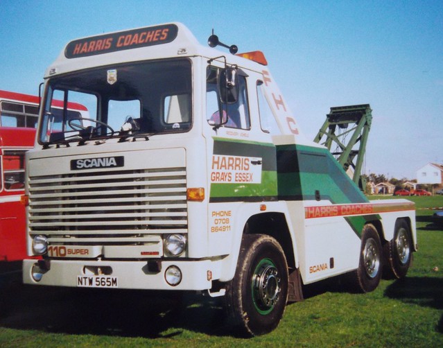 Scania 110 Super recovery vehicle - NTW565M - Harris Coaches