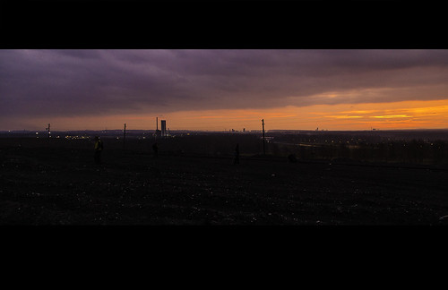 winter friends sunrise canon mine dump poland polska coal zima silesia śląsk kopalnia halda wschódsłońca hałda