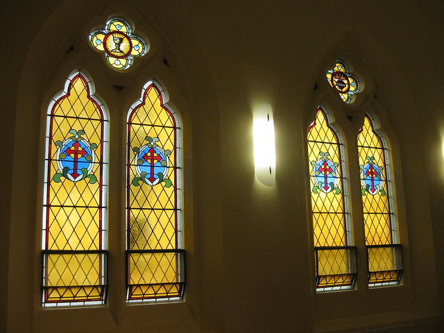 Stained Glass Windows in the Chapel of the Former Parade College - Victoria Parade, East Melbourne