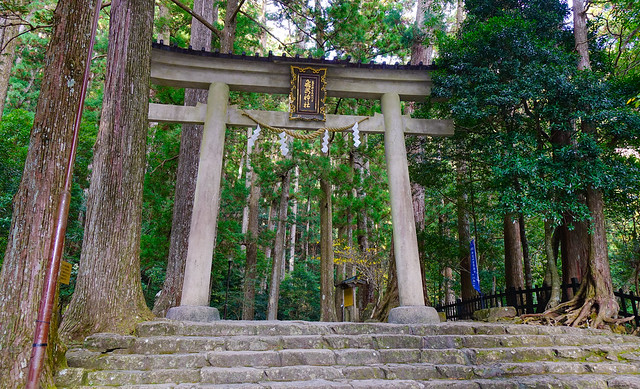 Kumano Kodo trail, a sacred trail in Nachi, Japan
