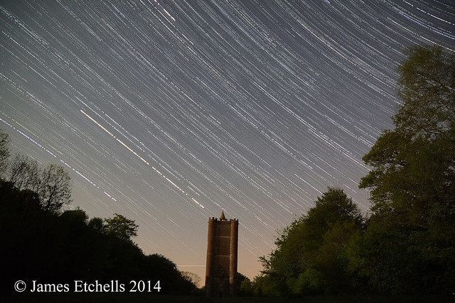 Trails Over King Alfred's Tower
