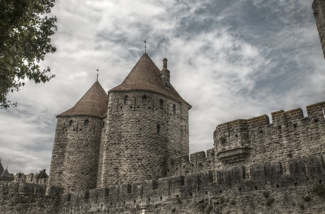 Carcassonne Wall (HDR)