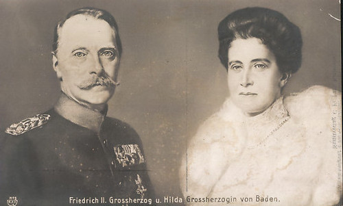 Großherzog Friedrich II. von Baden mit Ehefrau Hilda von Nassau