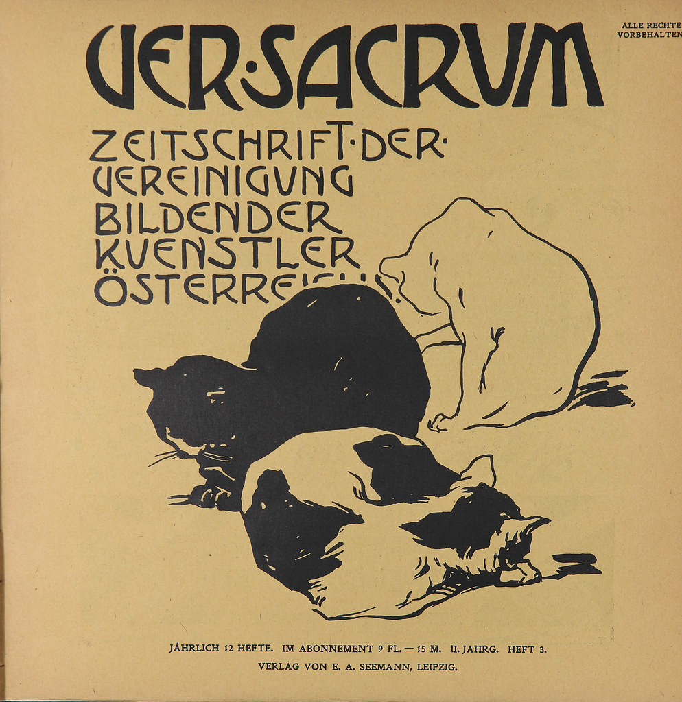 Ver Sacrum was useful to the movement to publish square versions of modernist austrian works.