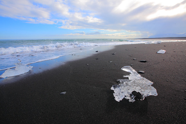 Ice and sand