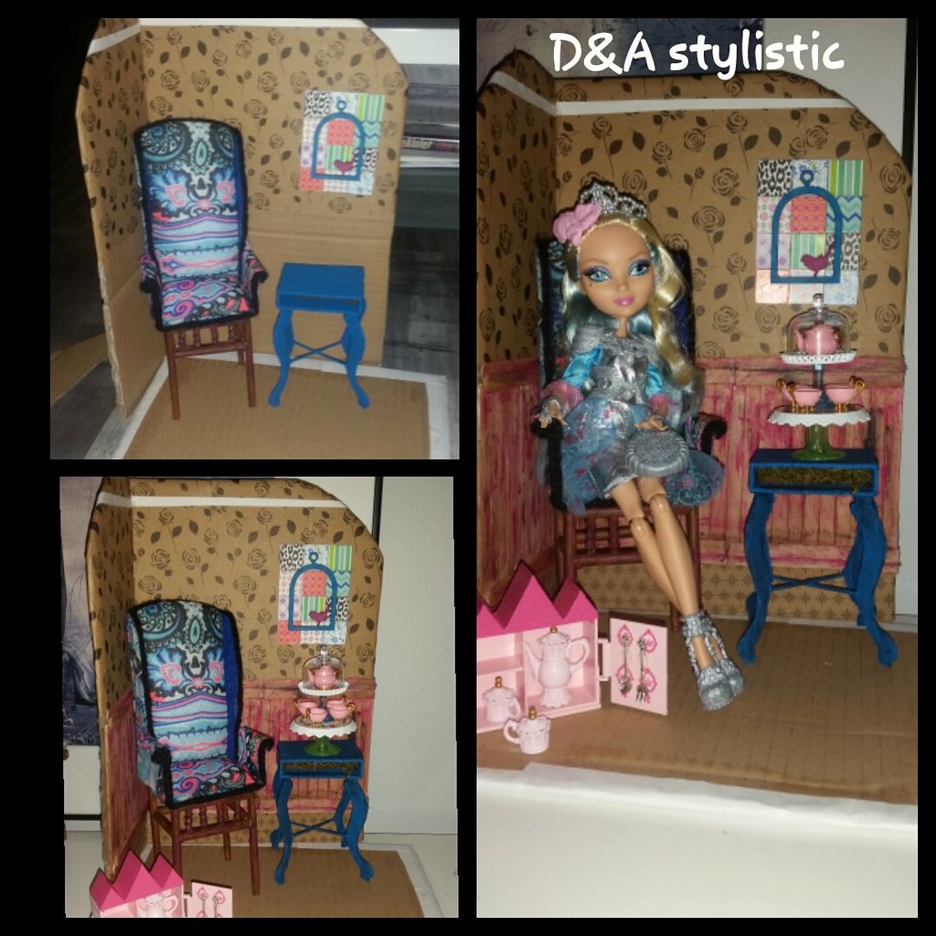 Making A Monster High Ever After High Doll Room From Card Flickr