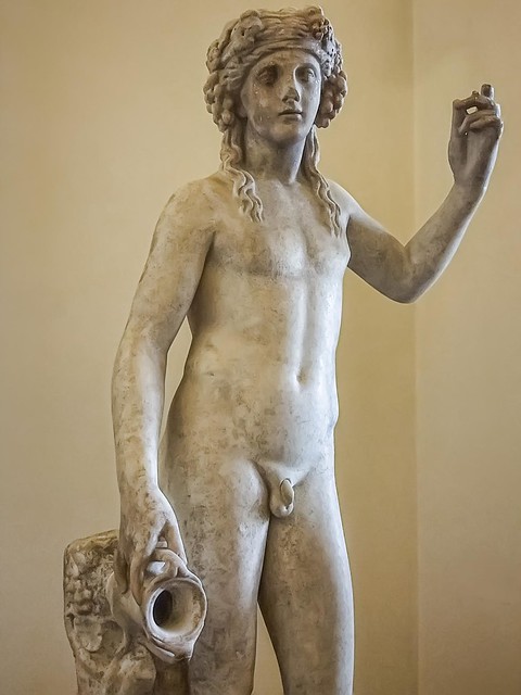 Sculpture of a youthful Dionysus from a sanctuary on the Janiculum Hill Roman