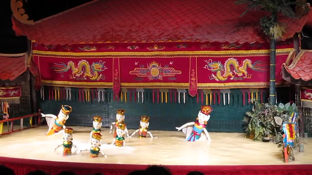 Vietnamese water puppet theater