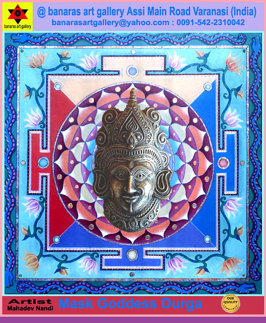 Mask Goddess Durga Artist Mahadev Nandi