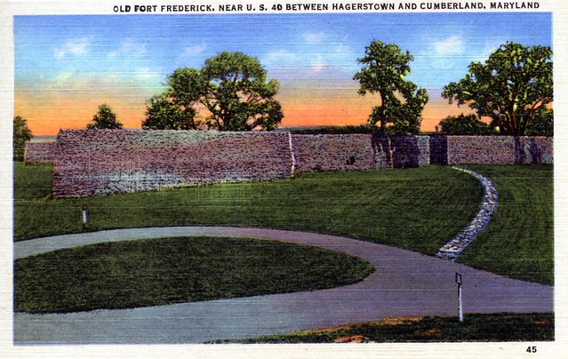 Old Fort Frederick Near U.S. 40 between Hagerstown and Cumberland Maryland MD