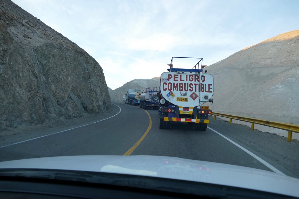 on the road in Peru - Matarani to Arequipa