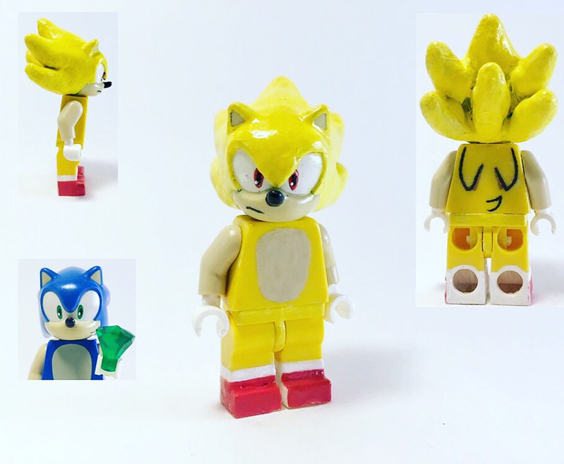 Custom Lego Dimensions: Super Sonic, Since Lego probably wo…
