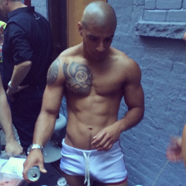 Hottest Pride Bartender in NYC. At Rufskin Pride Party!