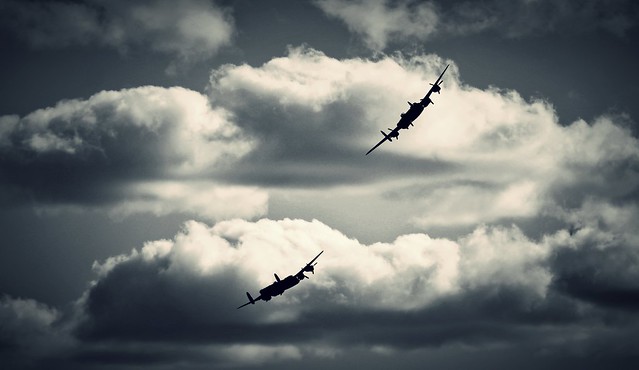 Bring Back an Oldie - 23 Aug 2014 - Canon EOS 60D - Avro Lancasters at Dawlish