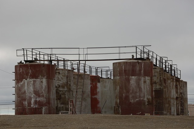 Fuel Tanks Resolute Bay Cornwallis Island Canada Arctic