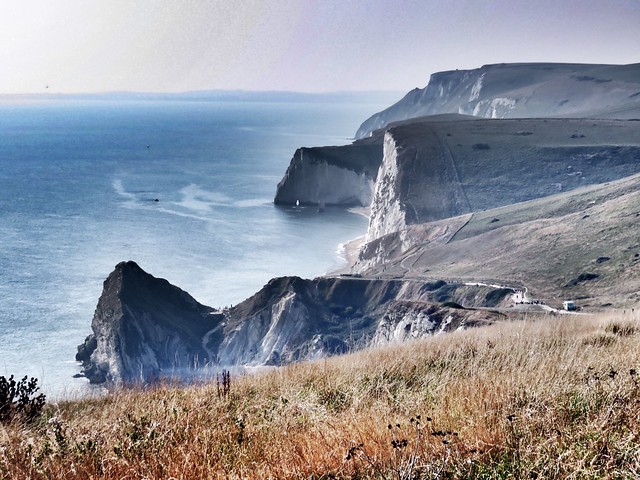 Dorset cliff landscape