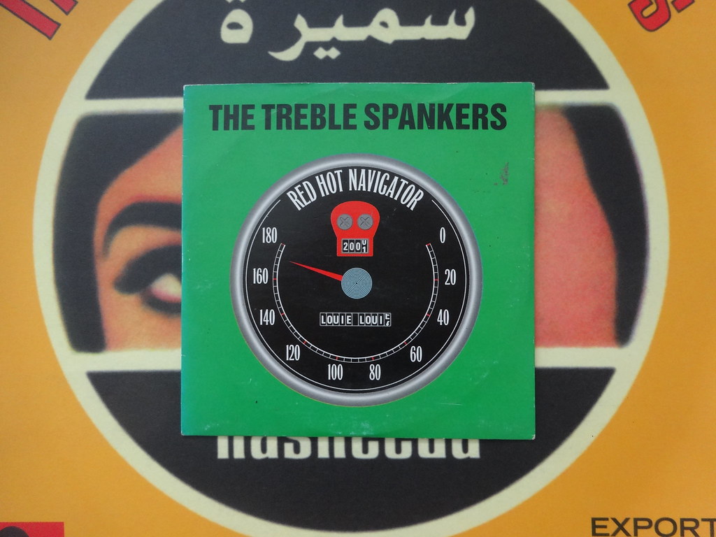 Treble Spankers - Red hot navigator / Louie Louie CD single