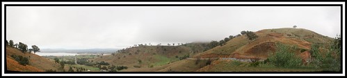 trees water fog landscape australia victoria hills lakehume pc3691 humedam bethanga kurrajonggap