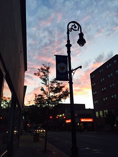 Downtown sunset