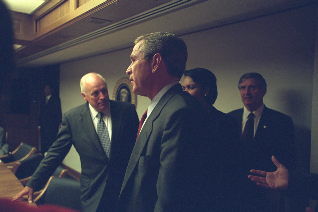 President Bush with Vice President Cheney and Senior Staff… | Flickr