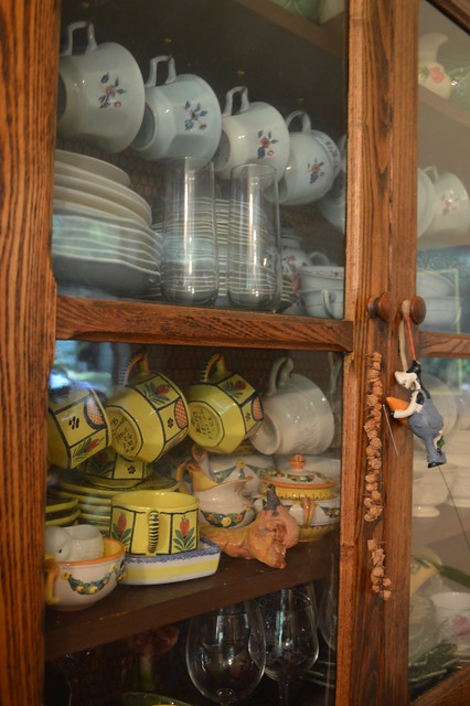 Favorite cups and dishes fill family treasure cupboard