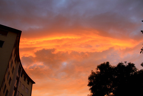 abendstimmung by Christandl, wels ö oö sunset clouds oberösterreich aut austria autriche wolken wolke cloud sky himmel öst couche